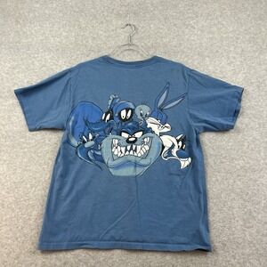 Vintage Looney Tunes Men's L T- Shirt Changes 90s Single Stitch Taz Marvin Sam